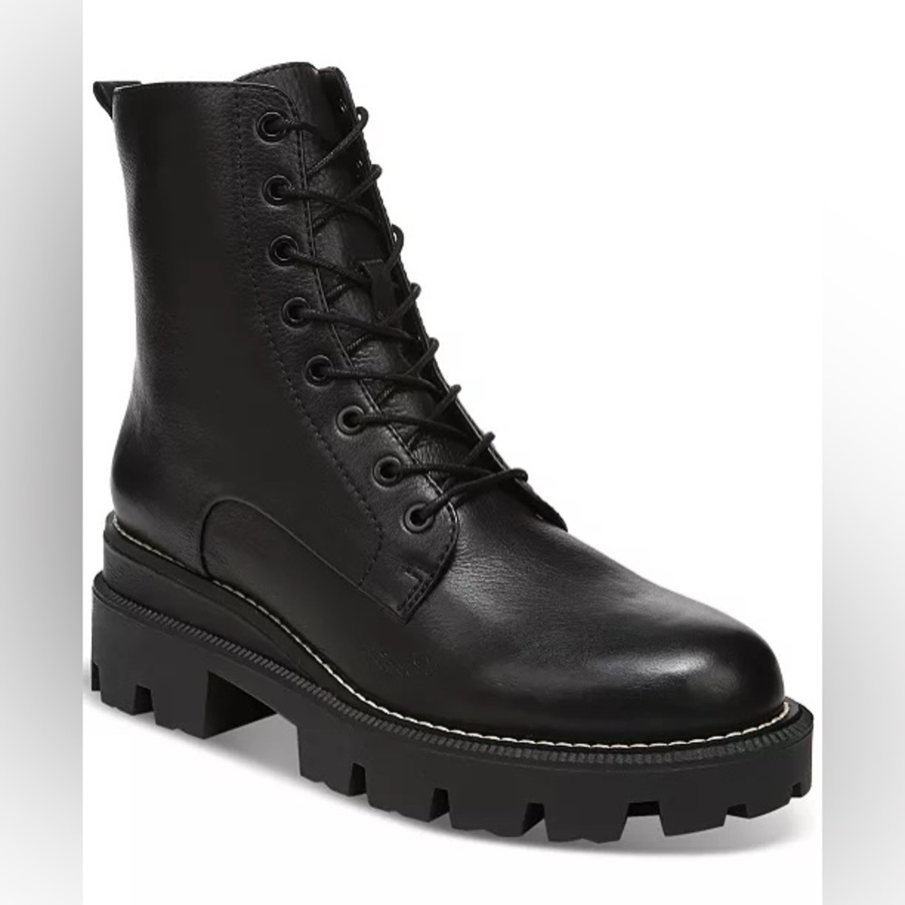 Sam Edelman Garret Lace-Up Lug Sole Combat Boot; Size 7.5; brand new